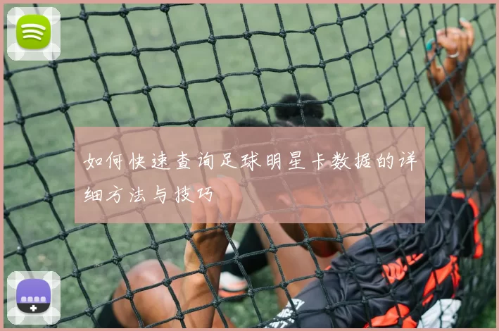 如何快速查询足球明星卡数据的详细方法与技巧