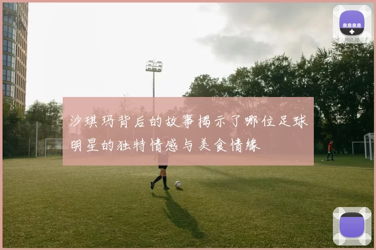 沙琪玛背后的故事揭示了哪位足球明星的独特情感与美食情缘